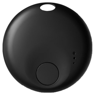 即時遠端定位器 寵物追蹤器 全球定位器 無線追蹤器 輕鬆綁定 無線藍芽定位防丟器 適用蘋果iOS, 1個, 黑色