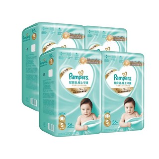 Pampers 幫寶適 一級幫黏貼型護膚尿布/紙尿褲 史上最強 夏日遠離紅屁屁 極上守護, 小碼 (S), 224個