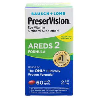 BAUSCH LOMB 博士倫 Areds2綜合維他命礦物質軟膠囊, 60顆, 1罐