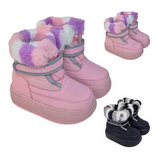 베어파우 키즈 패딩부츠 발수 방한 핍(PIP) 스키 여행 야외 캠핑 방한화 부츠 신발