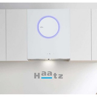 하츠 주방레인지 후드 화이트슬림루나 SWL-60GLT 통후드 600 화이트 글라스 / 벽부착형 LED 조명