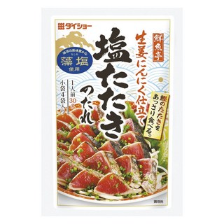 DAISHO 大逸昌 鹽味鰹魚炙燒醬 薑蒜風味, 1包, 30g
