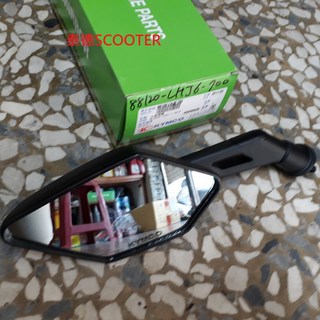 光陽 VJR125 後照鏡 8mm正牙 仿碳纖維後視鏡, 1個, 左後視鏡/仿碳纖