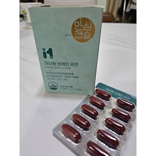 안국건강 아이원 브레인비전 PS 포스파티딜세린 루테인지아잔틴 60캡슐 1박스 (총 1개월분), 안국건강 아이원 브레인비전 PS 포스파티딜세린 루테인지, 1개