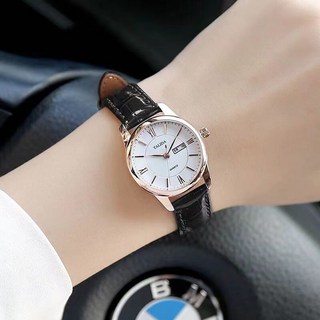精美手錶 時尚潮流女士雙日曆薄款石英手錶手飾佩戴 日韓穿搭配件 精選好物