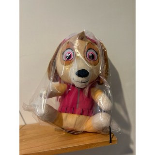 汪汪隊立大功 阿奇 毛毛 天天 仰姿 睡覺 娃娃 背包 絨毛玩偶 - 日本正版空運景品, 1個