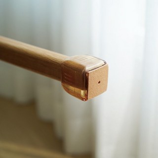 모노플랫 의자발캡 항아리투명 사각 4입 의자발커버 층간소음방지 바닥보호, 의자발캡 항아리투명 사각(25mm)4입, 4개