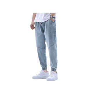 男士日常寬版牛仔褲 寬鬆舒適 耐磨耐穿 百搭休閒