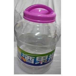 ecgo五金百貨 酒果瓶 廣口PET透明釀酒瓶 台灣製造, 1個, 15罐