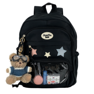 에이어패럴 [당일출고/키치백팩] 학생 투명데코백 PVC 보부상 백팩 덕질 캔버스콘서트 가방 GB170