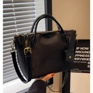 簡約手提餃子包 牛津布大容量通勤托特包 2026新款英倫風