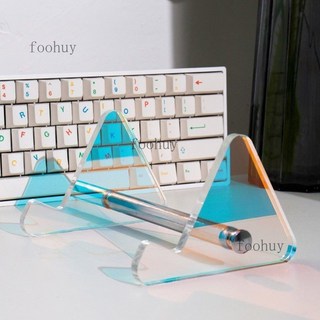 鍵盤支架 亞克力 鍵盤展示支架 炫彩透明 三層 單層 機械鍵盤 收藏 收納 置物架, 單層炫彩鍵盤架, 1個