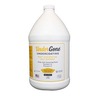 Under Gone 녹 변환 언더코팅 칼슘 설포네이트 포뮬라 차량 트럭 SUV 트레일러용 소금 및 염수 장벽 보호 색상: 매트 블랙 (3.8 갤런), 1갤런