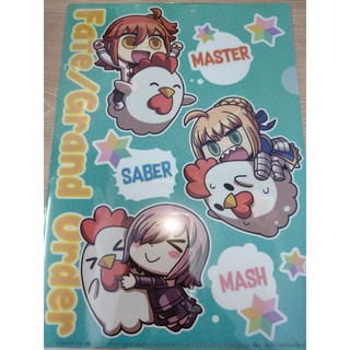 『正版現貨』Fgo x Lawson 限定聯名A4資料夾 特典/ Fate Grand Oder 型月, 1個