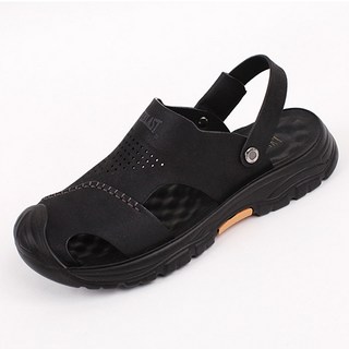 [에버라스트] 남성 데일리 샌달 슬리퍼 실내외 겸용 쿠션 컴포트슈즈 남성 샌달 쿠션 편한 신발 출퇴근용 남자 슬리퍼 3cm굽 여름 남성 샌달 오픈토 워터레저용 슬리퍼 아쿠아 방수