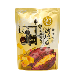 滬尾漁家 烤地瓜 70g【懂吃】健康零嘴 休閒零食 地瓜丁 烤地瓜餅 淡水名產, 滬尾漁家【烤地瓜】70g, 1個, 70g