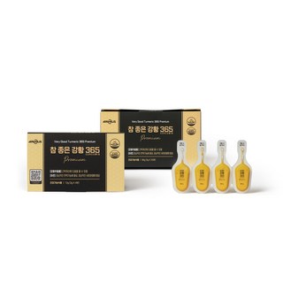 [참좋은강황365premium] 강황 근력개선 면역 영양강화 건강 제조 나노커큐민 액상화 건강기능식품 근육건강 [원산지:원산지 표기 의무대상 아님], 64개, 3g