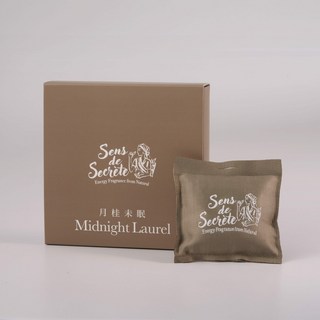 感官莊園 月桂末眠 香氛袋, 24g, 1個, 綠葉，露珠，清幽桂花，蘭花，花蜜，夜來香
