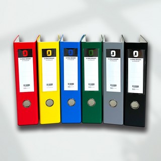 합지 3공 D링 바인더 3CM 5CM 7CM A4, 적색, 1개