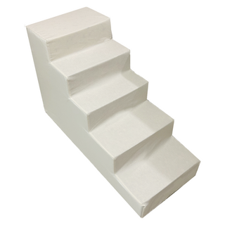 8DECO 강아지계단 5단 60cm 펫스텝 애견계단 그레이계단, play5 논슬립 클라우드 크림, 1개