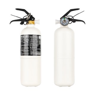 커스텅 차량소화기 0.7kg 분말 가정용 휴대용, 1개, 03 엠보싱 화이트