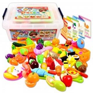 요정프루티 리빙박스 싹뚝썰기 자르기 소꿉놀이세트 cha*9394to, 01 MIX, 1개