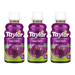 Taylor 李子汁, 180ml, 3個
