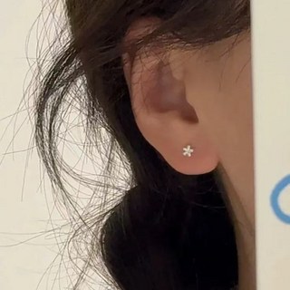 다예코 실버925 플라워 바벨 피어싱 2P