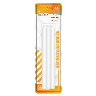 【台灣製】熱熔膠條 11.5mm 專業級熱熔膠棒 DIY手工藝/婚禮小物適用, 1個, 20cm/6支裝