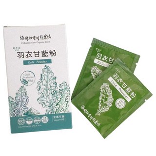 協同有機農場 羽衣甘藍粉 台灣高山栽種 冷凍乾燥 無添加 全素可食, 1g, 15個