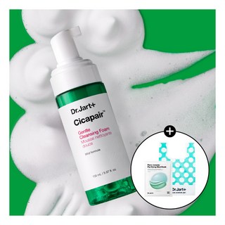 [닥터자르트] 시카페어 젠틀 클렌징 폼 150ml (+머드 마스크 1매+장바구니), 1개