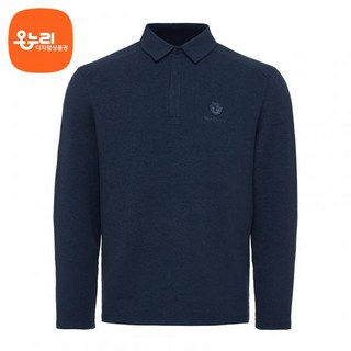 [블랙야크] 국내 남성 기모 카라 긴팔티#1 D/BLUE / 1BYKTWU001DB