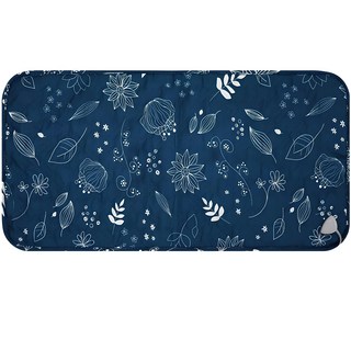 한일상사 정원 양면 전기방석, 네이비, 2인용(44 x 87 cm)