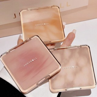 JUDYDOLL 羽光盤 四色眼影盤 修容提亮 塑顏立體妝容, 1個, 01波影盤