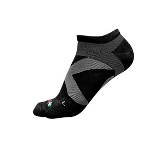 Asedo亞斯多 台灣製輕壓力抗菌除臭足弓襪8雙組 (全黑/One size)