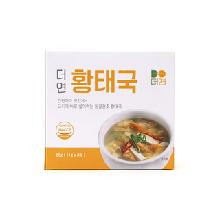 동결건조 간편국 즉석 초간단 황태국 블럭국 11gx8봉, 8개, 11g