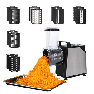 리빙디노 올인원 전동채칼 야채슬라이서 채써는기계, 1세트, VSL2-S