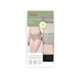 트라이엄프 여성 속옷 편안한 모달 미디 팬티 5매