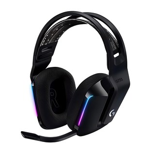 로지텍 G733 무선 게이밍 헤드셋, 블랙, A00125