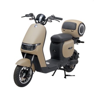 【向銓】JiLong 微型電動二輪車/電動自行車PEG-070/可愛馬 CHT-038鉛酸版, 奶茶棕, 1個