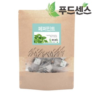 이너블릭 1500만 티백 판매 페퍼민트 티백 페퍼민트 차, 1개, 100개입, 1g
