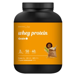 베네틴 라이트 웨이 프로틴 단백질 쉐이크 보충제 곡물맛, 1개, 2kg