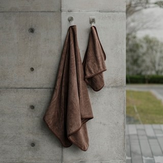 居家生活 mooin 吸水毛巾 織品 目隱珊瑚絨毛巾 純棉毛巾 毛巾 浴巾 頭髮毛巾 浴室 擦手毛巾, 淺灰,浴巾 (70x140cm), 1個