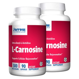 Jarrow FORMULAS 賈羅公式 L-肌肽膠囊 500mg, 90顆, 2罐