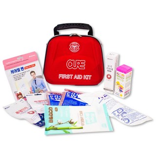 큐어메디 프리미엄구급가방 응급처치키트 여름철 무더위예방 폭염안전키트, 1개
