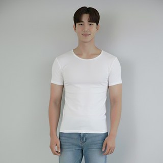 남성 모달 발열내의 반팔 보온 상의 내복 히트앤웜 이너웨어