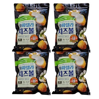 풀무원 고소하고 쫄깃한 모짜렐라가 듬뿍 100% 자연모짜렐라 치즈볼, 720g, 4개
