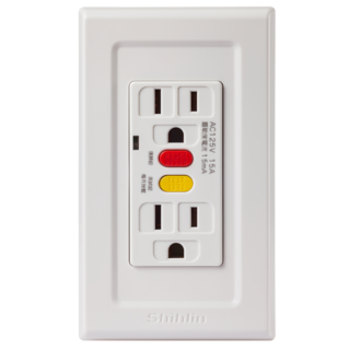 Shihlin 電源插座，簡約設計，易於安裝，提升居家美觀, 1個