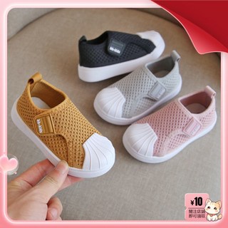 小九嚴選 透氣網眼寶寶鞋 休閒舒適運動鞋 男女童軟底學步鞋 12-19cm