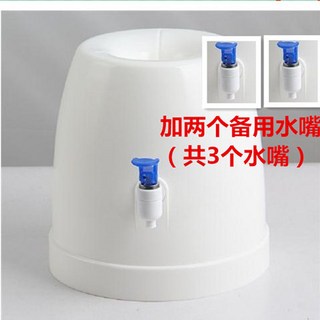 5.9簡易飲水機臺式桶裝水支架純凈水礦泉水大桶架子手壓式抽水壓水器-老街口, 簡易飲水機+兩個備用水嘴（共3個）, 1個